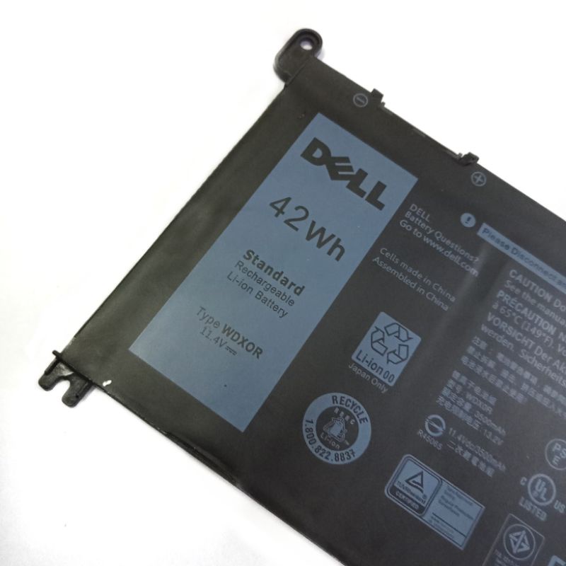 Baterai DELL INSPIRON WDX0R WDXOR 15 5568 15-5568 7560 7570 7579 13-368 5368 17-5765 ORIGINAL