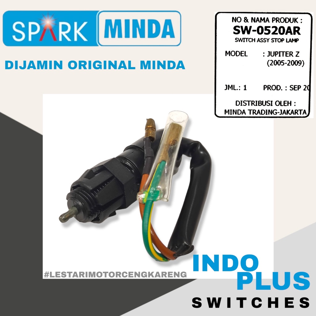 SWIT REM SWITCH REM STOP STOP JUPITER Z 2005-2009 2P2 MINDA SW-0520AR