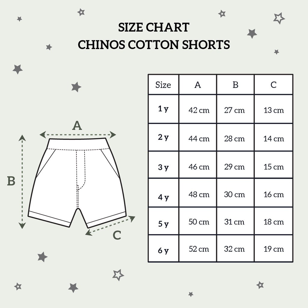 Celana anak Little Palmerhaus Cotton Short Chinos