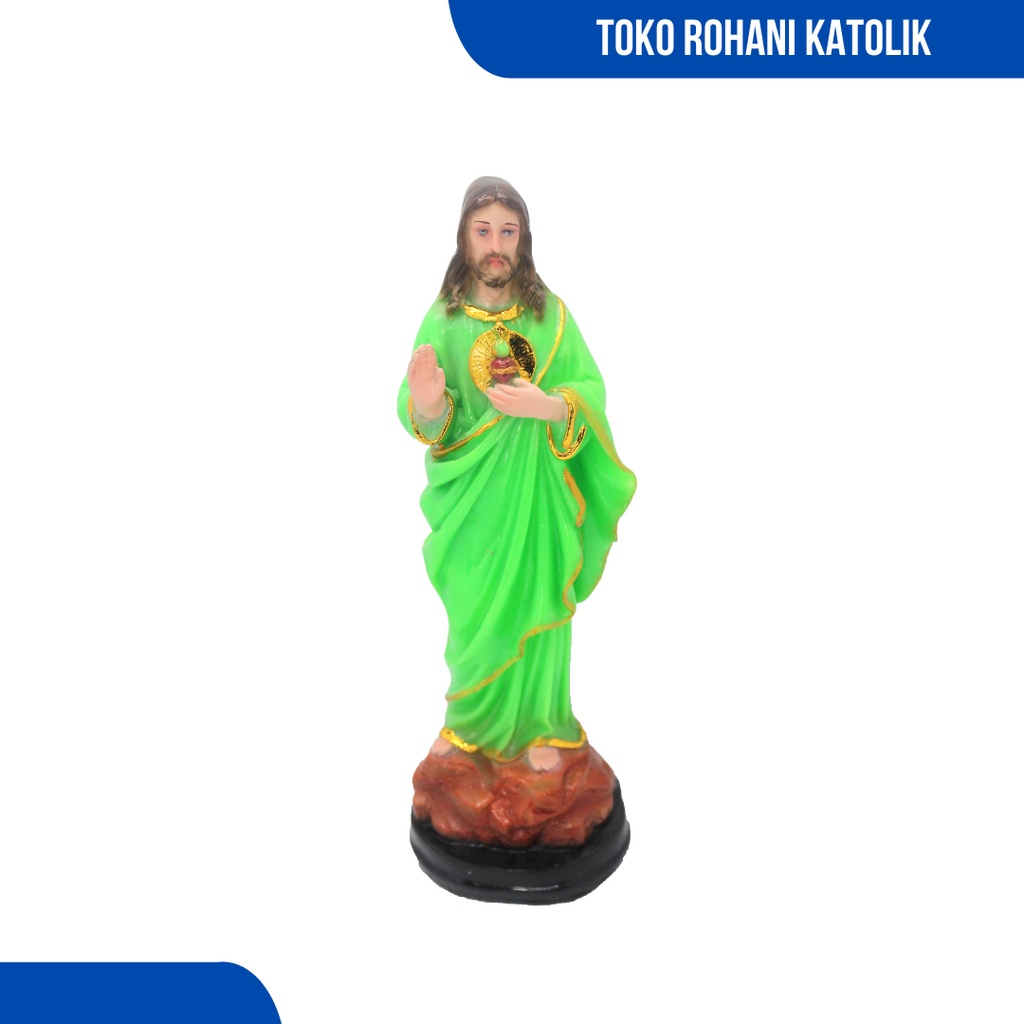 PATUNG YESUS FOSFOR 25 CM / PATUNG YESUS HATI KUDUS / PATUNG KATOLIK