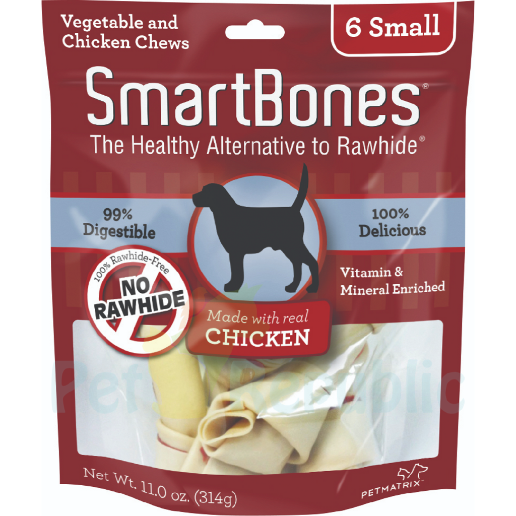 

SMARTBONES Snack Anjing Dental CHICKEN Small 6pcs