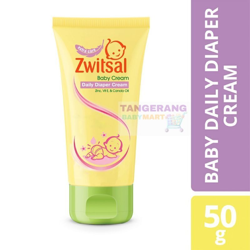 Zwitsal Baby Diaper Cream Extra Care With Zinc 50g / krim Ruam popok bayi
