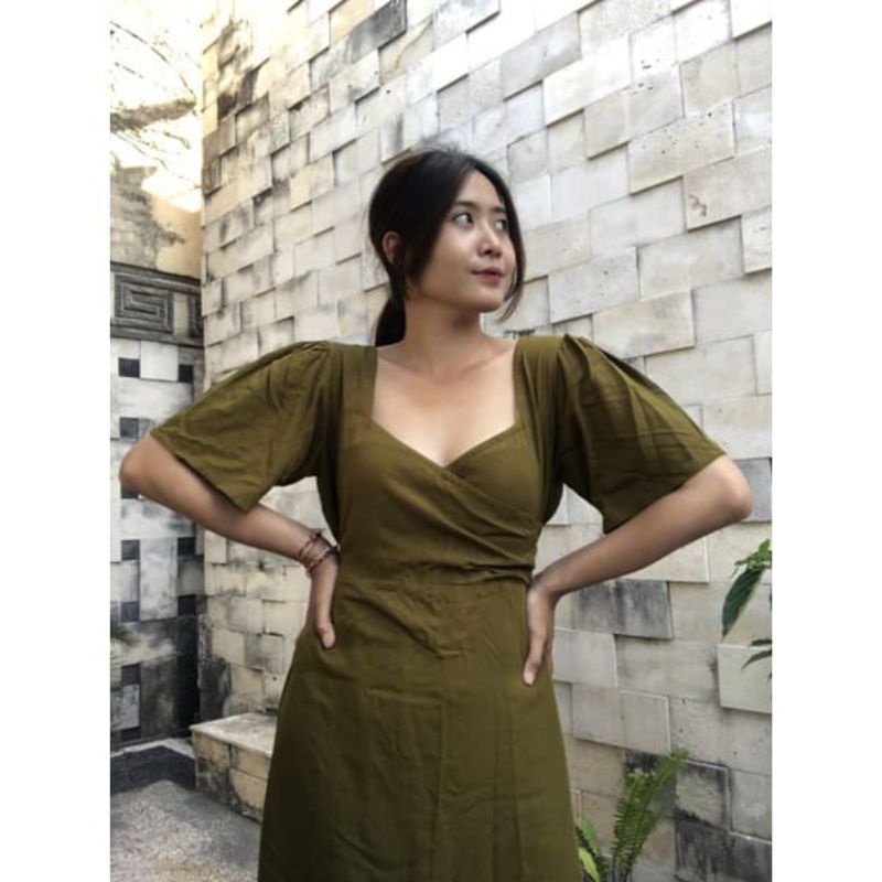 KIMONA DRESS//DRESS KOREA STYLE//MIDI DRESS//DRESS KOREA JUMBO