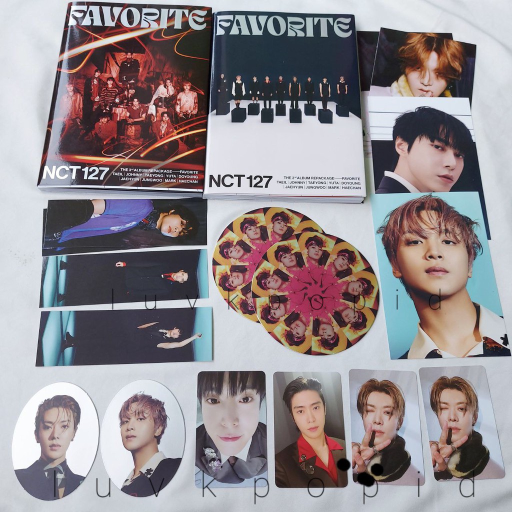 NCT 127 FAVORITE Album CLASSIC dan CATHARSIS Ver Photocard Jaehyun Doyoung Yuta Pendant Card Haechan