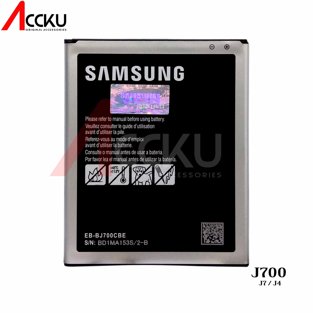 BATRE SAMSUNG J7 2015 J700 / BATTERY  SAMSUNG J4 2018 J400/ EB-BJ700BBU ORIGINAL