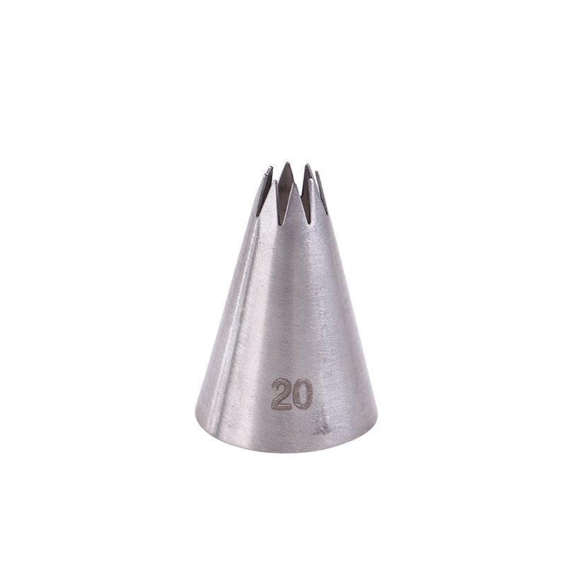 9 Pcs Pipa Nozzle Icing Bahan Stainless Steel Untuk Dekorasi Kue