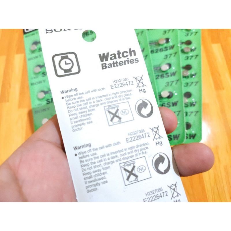 Baterai Batre Batere Kancing Battery Jam Tangan Watch Sony SR626 377 SR626SW LR626 LR626SW AG4 SONY