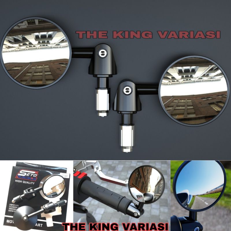 SPION JALU BULAT/Spion stang/Spion jalu bulat cnc/Spion bulat stang motor universal best quality