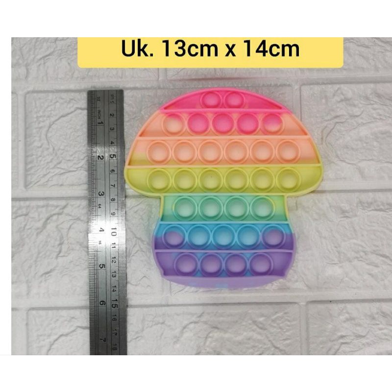 POP IT MURAH | POP IT GROSIR | POP IT RAINBOW MURAH | POP IT MACARON | POP IT-Jamur pastel