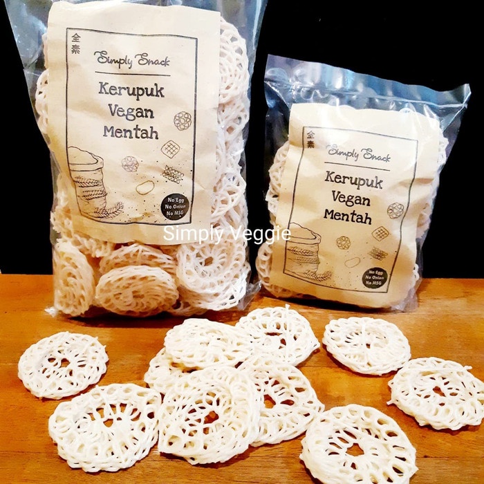 

MURAH Kerupuk Vegetarian Keriting Jumbo 200g / Krupuk Vegetarian / Vegan