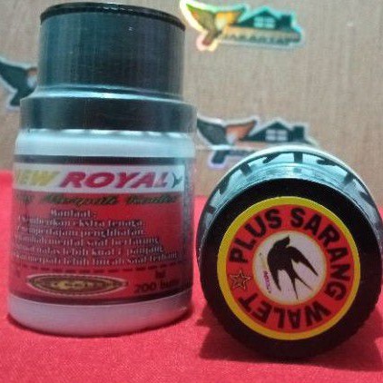jamu doping merpati new royal stiker merah khusus stamina burung dara merpati kolong kolongan pos