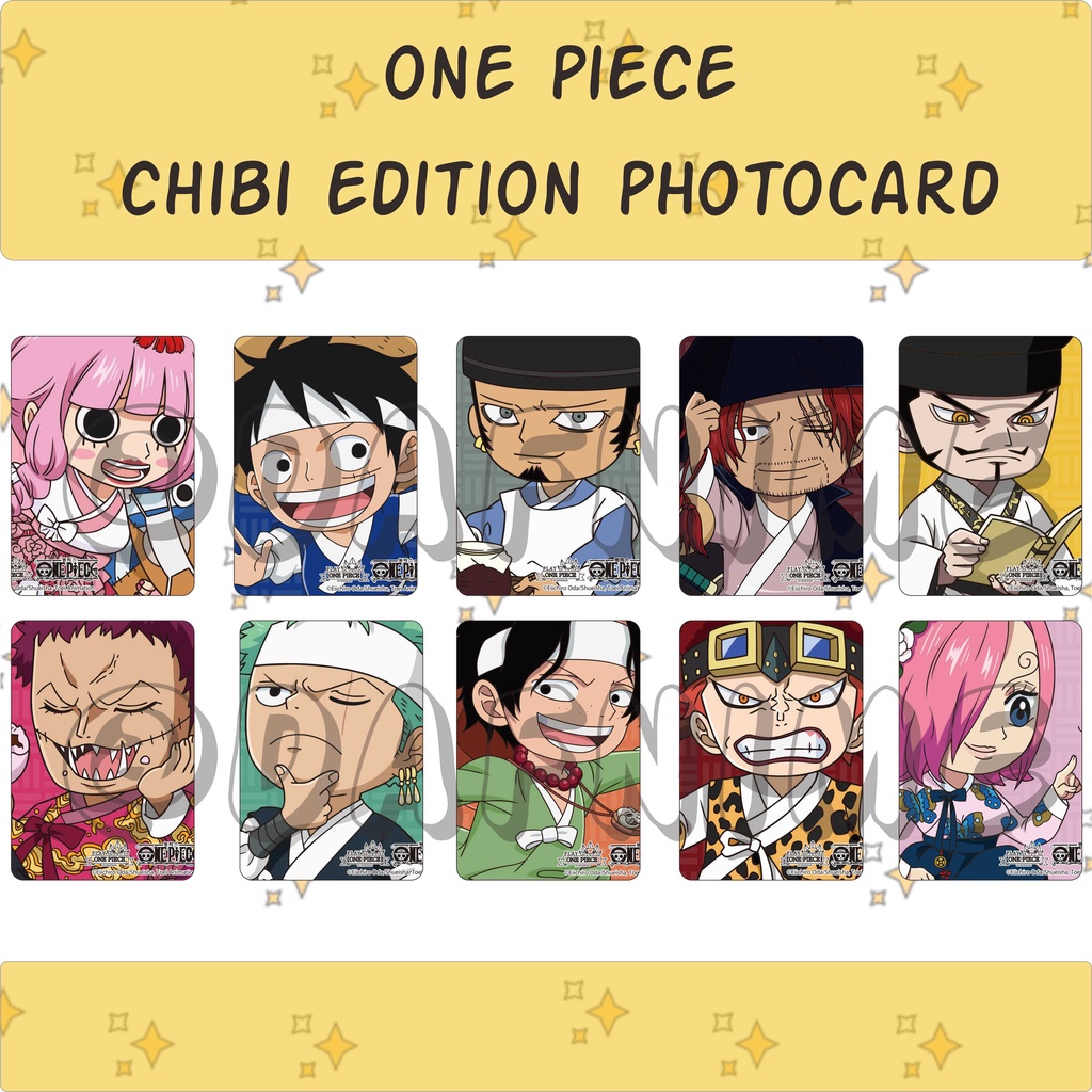 ONE PIECE CHIBI EDITION PHOTOCARD ANIME