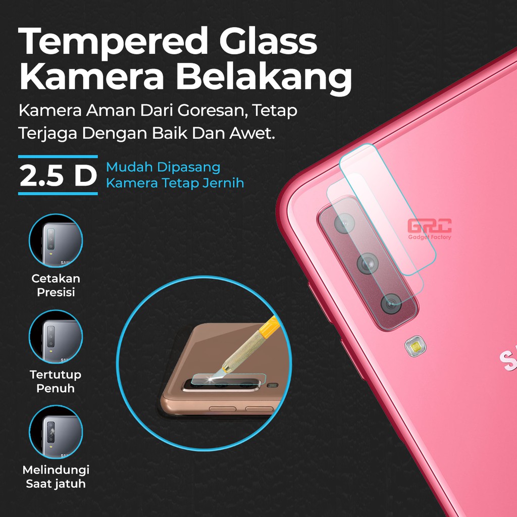 Tempered Glass SAMSUNG Galaxy A7 2018 HOGO Full Cover Anti Gores Kaca