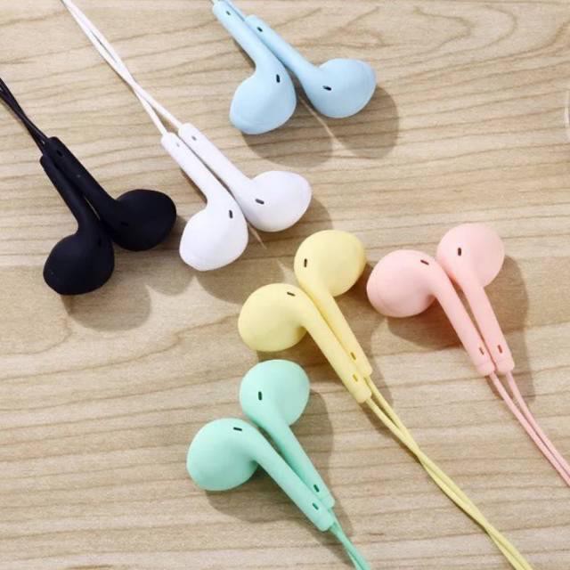 HEADSET / HANDSFREE U19 MACARON / MACARON MATE COLOR HIFI EXTRA BASS