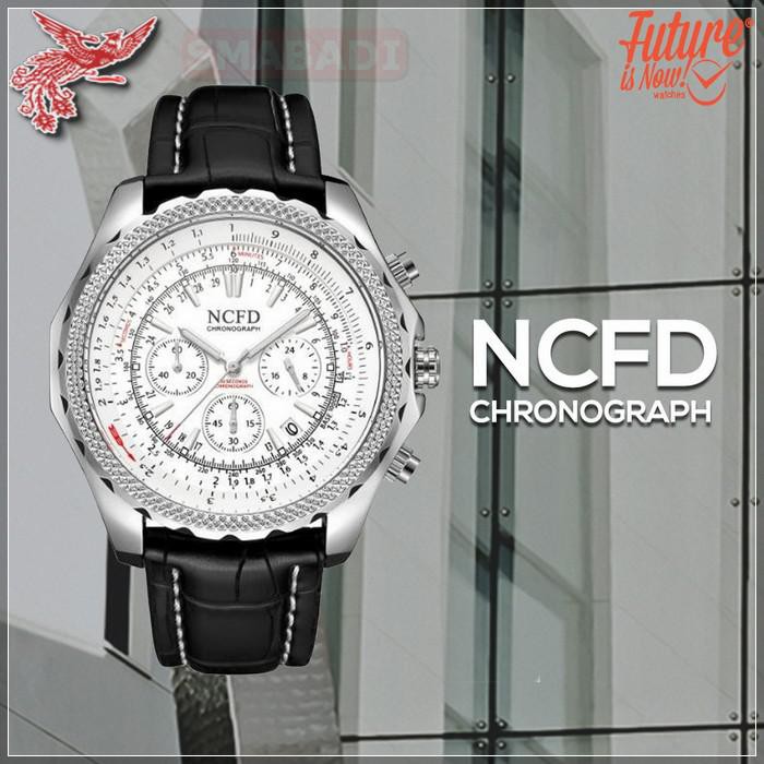 COD - NCFD Jam tangan fashion pria wanita analog - Leather strap - FCO