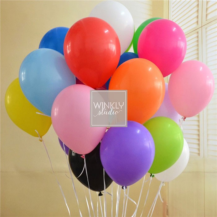 Balon Latex Doff 12 inch TEBAL / Balon Doff / Balon Karet Dof ECER SATUAN