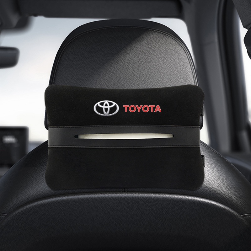 Kotak Tisu Bahan Kulit Model Flip Untuk Mobil Toyota Hilux Yaris Fortuner Corolla Cross L Corolla HiAce Alphard Camry Vios