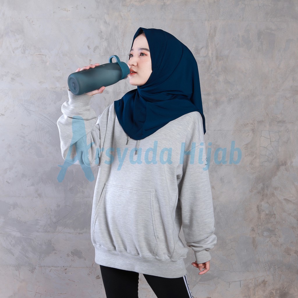 Hijab Sport Non Pet Olahraga Volly / Hijab Sporty Jersey / Kerudung Harian