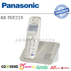 ANGELS WATCH  TELEPON WIRELESS/ TELEPON PANASONIC WIRELESS PANASONIC PHONE KX-TGE210 CAN BE USED HANDSET JACK 3,5'' ECO