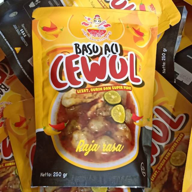 

[TGL PRODUKSI] Baso aci urat cewul