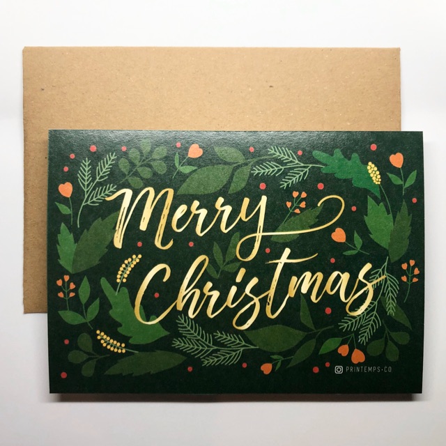 

Kartu Natal christmas card Ready Stok!