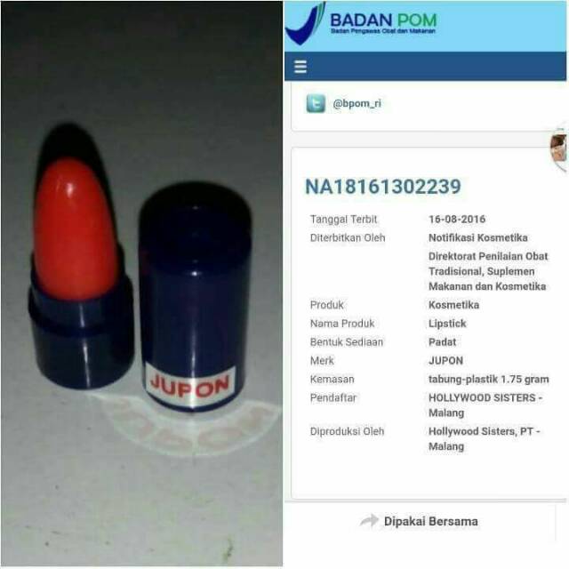 Lipstik jupon