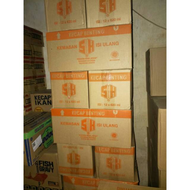 Kecap Manis Benteng SH Refill 620 ml 1 dus @ 12 pcs