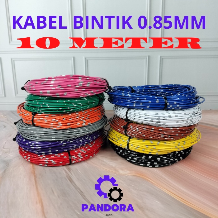 KABEL BINTIK / KABEL BODY / KABEL OTOMOTIF MOBIL MOTOR 0.85MM x 10M