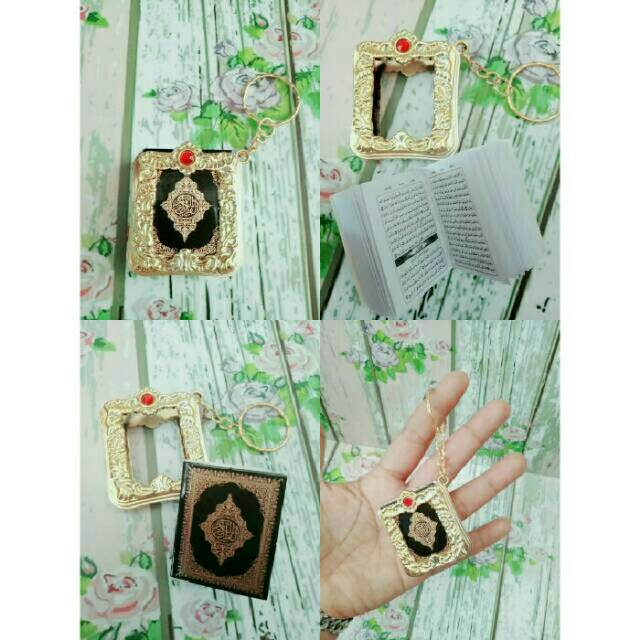 Gantungan kunci alquran mini/alquran mini unik