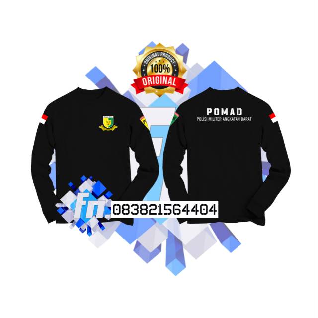 KAOS POMAD POLISI MILITER ANGKATAN DARAT TNI AD