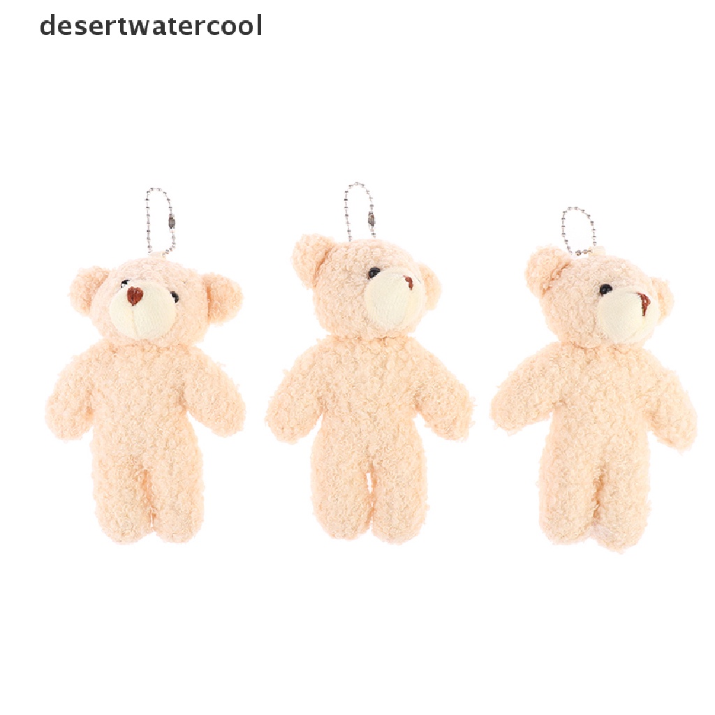 Deid 1pc Mainan Boneka Beruang 12cm Bahan Plush Untuk Hadiah Ulang Tahun