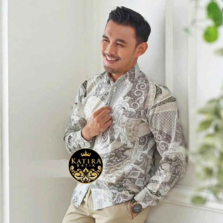 ADA JUMBO COUPLE TUNIK LONCENG SEKAR GADING TUNIC BATIK TUNIK SERAGAM PESTA BATIK PREMIUM TUNIK KEME