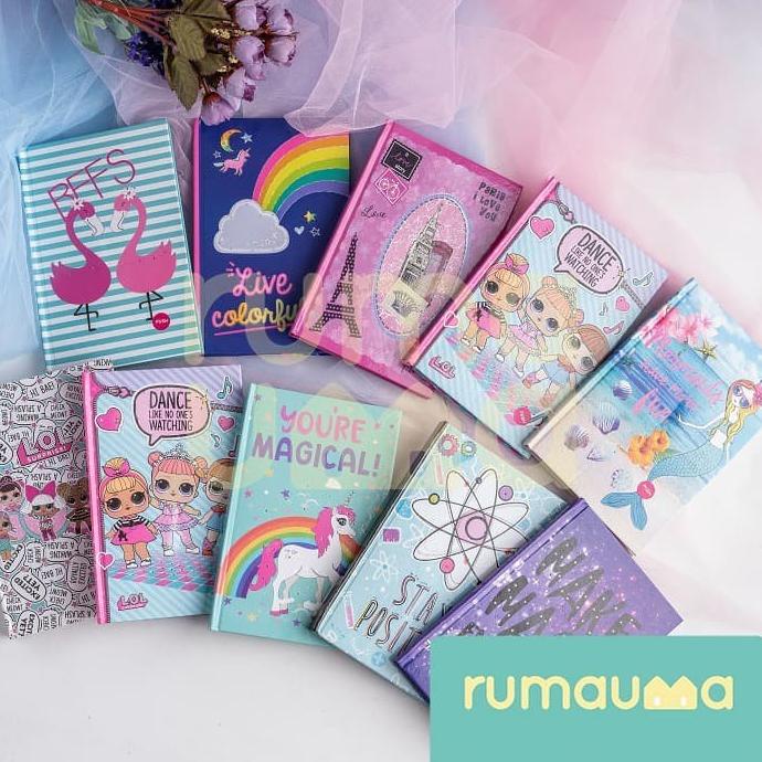 

RUMAUMA LOL Buku Anak LED TK Paud SD Notebook Lampu Diary Murah Unik rumau90 Buru Order