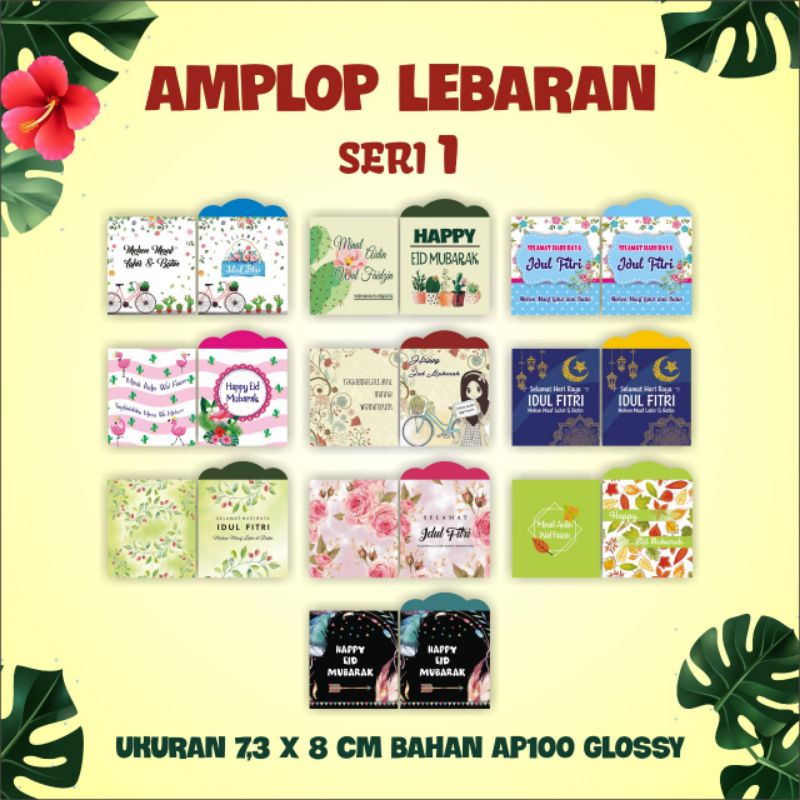 

AMPLOP LEBARAN isi 10 pcs MOTIF BAGUS, GLOSSY