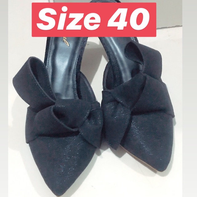 Ittaherl jackie holiday slipper sable heels 60 mm size 40