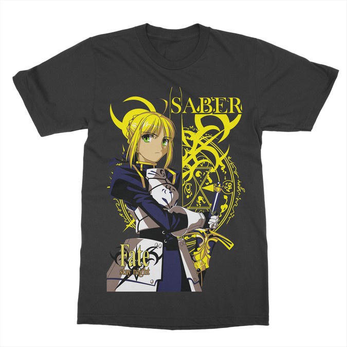 Kaos Anime Fate Stay Night Saber - Anime Manga - Chicken Garment