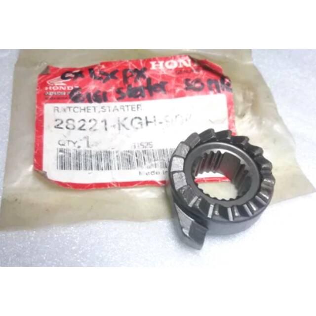 28221 kgh 900 nos original import gear gigi lawan kick starter ratchet honda nova sonic 125 rs old