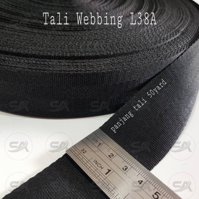 

TALI WEBBING L38A / TALI BISBAN 3,8CM (ROL)