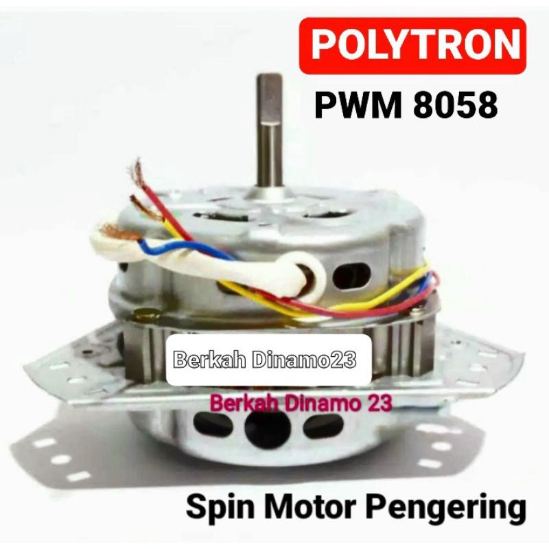 Dinamo Mesin Cuci POLYTRON PWM 8058 Mesin Spin Pengering Polytron Pwm8058