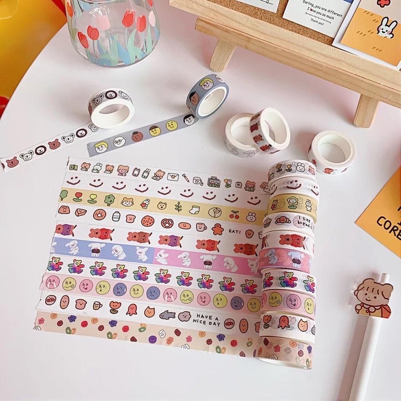 

Washi Tape Tapes for Bujo Scrapbook Diary Planner • Kiku Stuffs