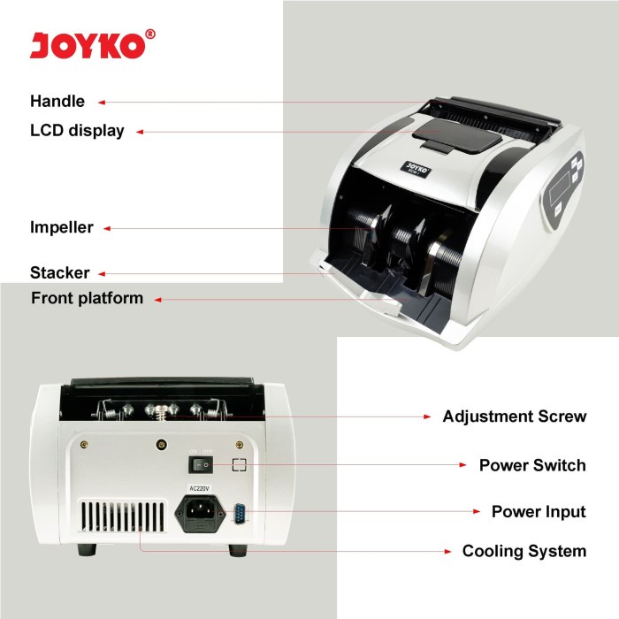 mesin hitung uang Money Counter Machine / Mesin Penghitung hitung Uang Joyko MCM-1 mcm 1