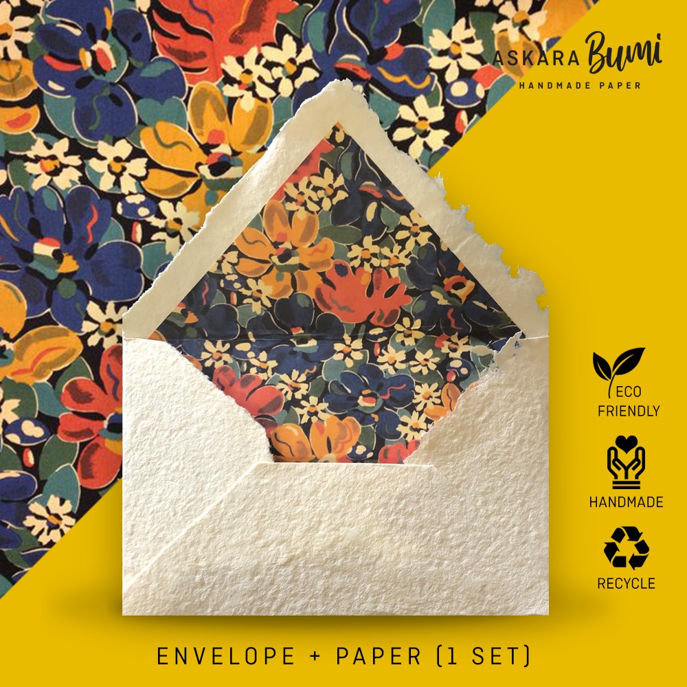 

Paket Kartu Ucapan + Amplop print Floral 1.5