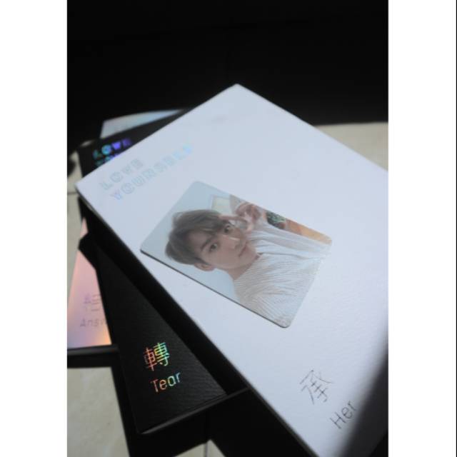 Fullset unsealed album BTS LY: Her L PC Jungkook photocard