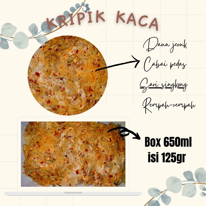 

KRIPIK KACA POUCH 125gr