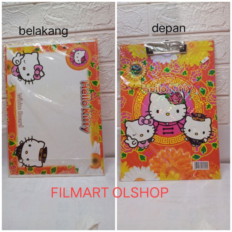

PAPAN ALAS UJIAN/TATAKAN KERTAS UJIAN/CLIPBOARD HELLOKITTY