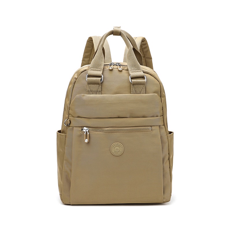 Haruica Bag 80135 - Tas Ransel Wanita Laptop - Backpack Tas Sekolah-True Brown