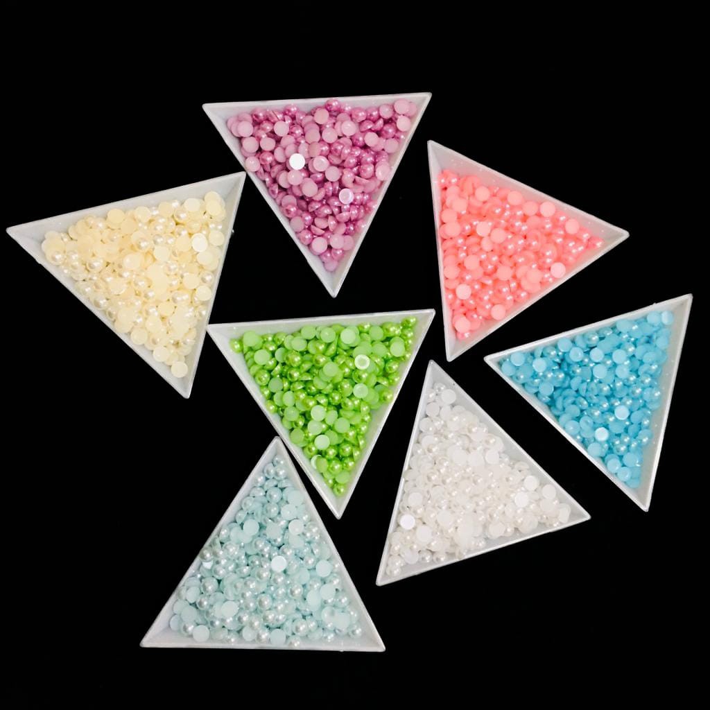 MUTIARA BELAH / MUTIARA SETENGAH LINGKARAN / HALF PEARL / MONTE / MANIK MANIK / BEADS / MUTIARA TEMP