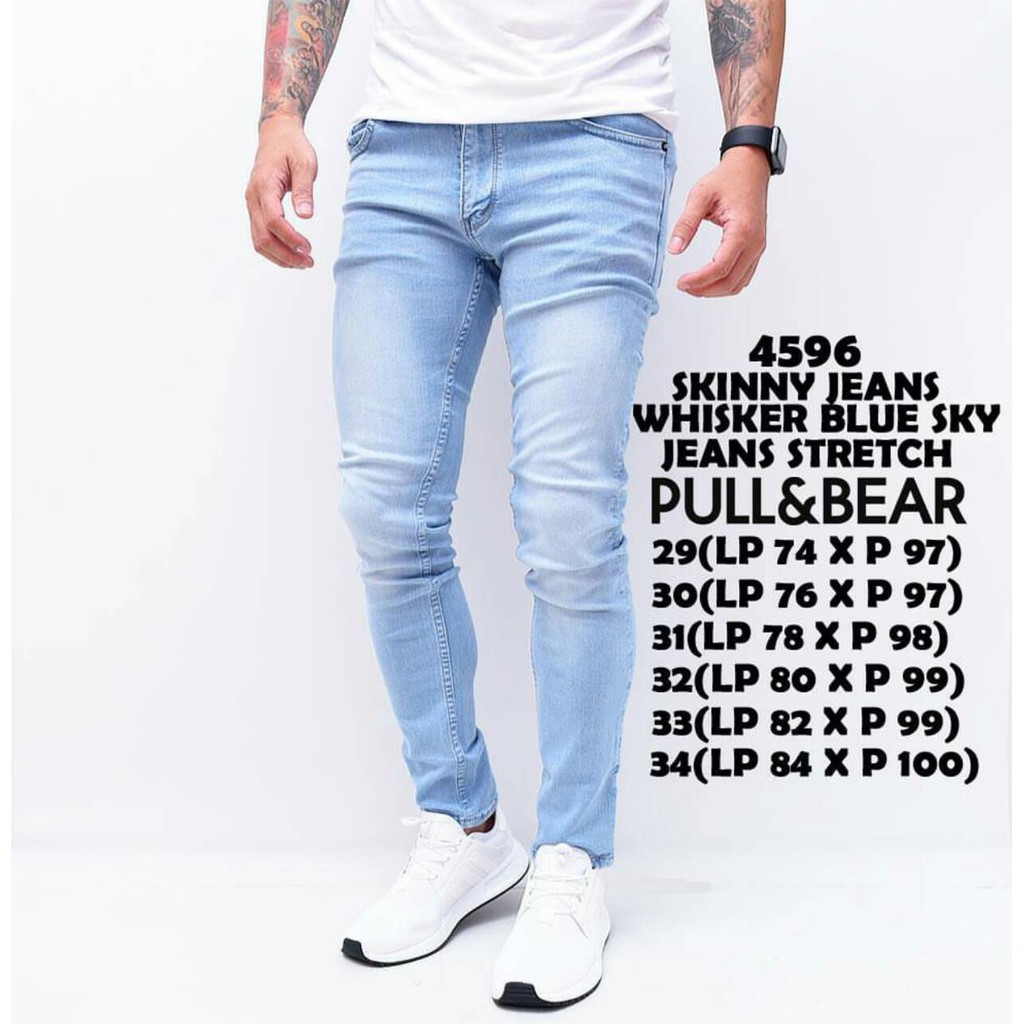 HopeClothes - Skinny Jeans Blue Sky | Shopee Indonesia