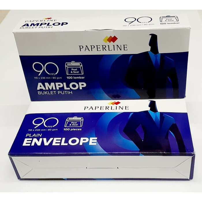 

AMPLOP PAPERLINE NO 90 PUTIH POLOS DENGAN PEREKAT ISI 100