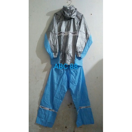 Jas Hujan Penguin's Tipe Jaket & celana Kombinasi SPORTY(ORIGINAL)